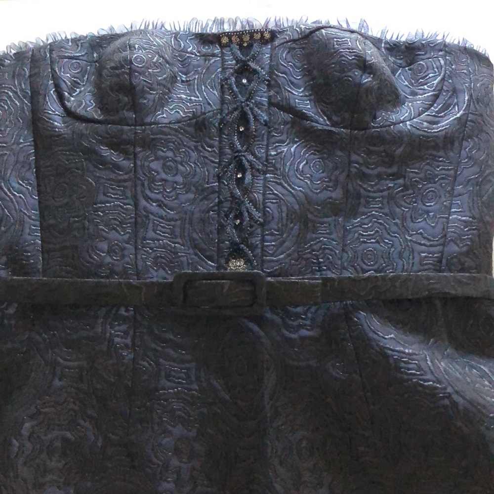 Badgley Mischka Strapless Cocktail Dress. Preowned - Picture 14 of 14